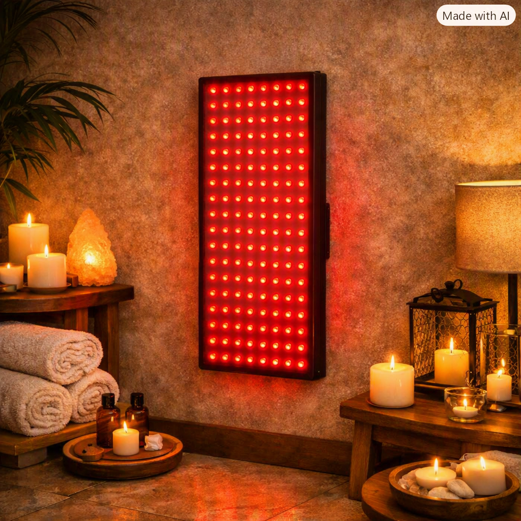 Wall Mounted Red Light Therapy Panel – Full Body