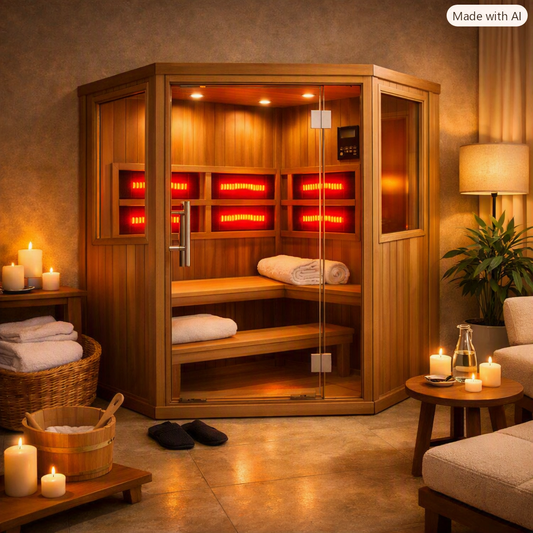 Corner Infrared Sauna – Space-Saving Home Sauna