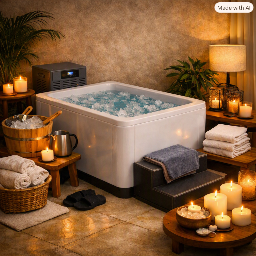 Cold Plunge Tub – Insulated Stainless Steel
