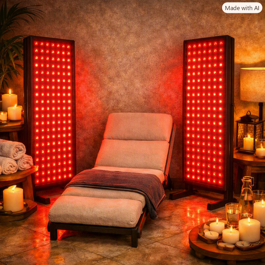 Dual Red Light Therapy Panel System – Full Body