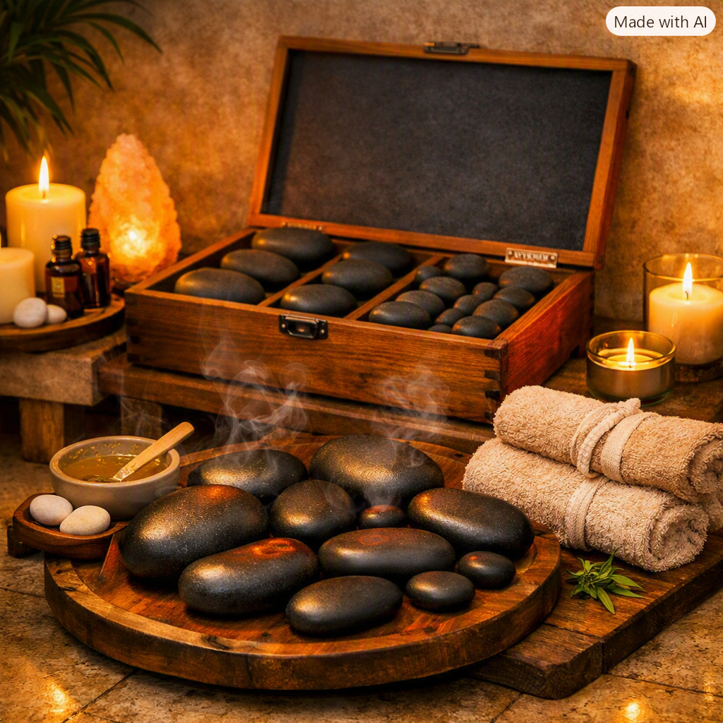 Hot Stone Massage Set – Heated Therapy Stones