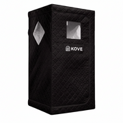 KOVE Portable Infrared Sauna Tent – Indoor 1 Person Far Infrared Sauna with Carbon Heating & Red Light