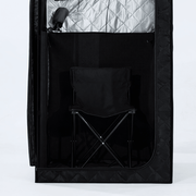 KOVE Portable Infrared Sauna Tent – Indoor 1 Person Far Infrared Sauna with Carbon Heating & Red Light